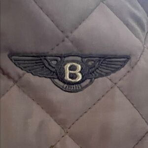 Cutter & Buck Quilted Jacket in Taupe with Embroidered Winged Bentley Logo